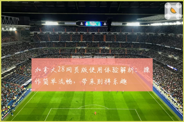 加拿大28网页版使用体验解析：操作简单流畅，带来别样乐趣